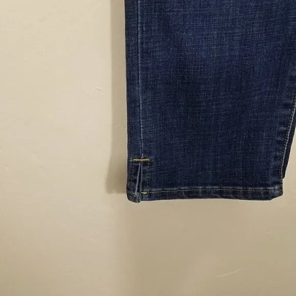 Levi's Classic Crop Stretch Jeans Blue Size 8 - Picture 3 of 8